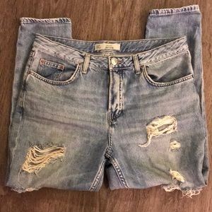 Topshop Moto Hayden Distressed jeans Sz 28